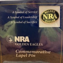 NRA Golden Eagle Commemorative Lapel Pin - £5.82 GBP