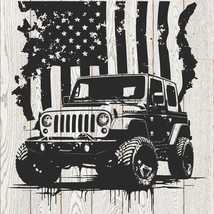 jeep wrangler 3 SVG LASER AND CNC READY FILE - $3.60