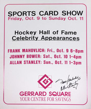 Frank Mahovlich, Allan Stanley Autographed Vintage Sign - Toronto Maple Leafs - £172.27 GBP