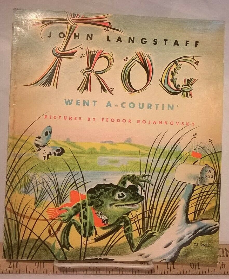 Frog Went A-Courtin&#39; (1973 Softcover 1st Scholastic) - $10.36