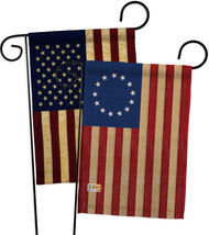 Betsy Ross Vintage - Impressions Decorative USA Applique Garden Flags Pack GP108 - £24.75 GBP