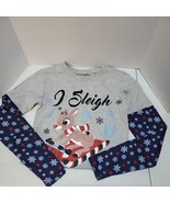 I Sleigh Official Rudolph The Red Nosed Reindeer T Shirt Women&#39;s XS Long... - $7.66
