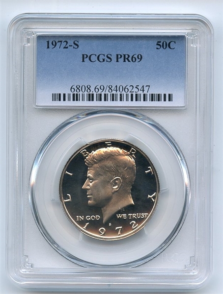 1972 S 50C Kennedy Half Dollar PCGS PR69  20220017 - $19.99