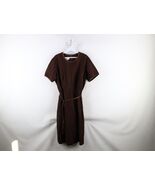 Deadstock Vtg 60s Mid Century Modern MCM Womens L Satin Trim Textured Kn... - $1,440.34 MXN