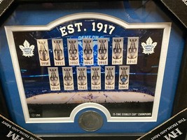 Toronto Maple Leafs 11x9 Photo Frame w/Custom Print And A Minted Medallion Coin - £19.09 GBP