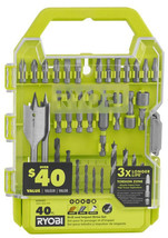 RYOBI - A98401 - Drill and Impact Drive Kit - 40 Piece - £23.49 GBP