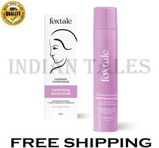 Foxtale 5x Hydrating Ceramide Moisturizer for Face, Micro Hyaluronic Acid 50ml - £20.71 GBP