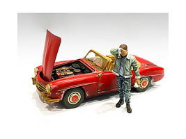 Auto Mechanic Sweating Joe Figurine for 1/24 Scale Models by American Diorama - £17.37 GBP