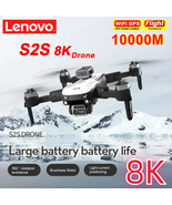 Lenovo HD S2S 8K Drone GPS Profesional HD Aerial Photography Dual-Camera... - £155.79 GBP