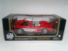 1957 CHEVROLET CORVETTE SCALE 1/18 # 92018 DIECAST METAL CAR by ROAD TOUGH - £18.58 GBP