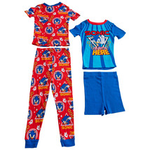 Sonic The Hedgehog Character I&#39;m Outta Here 4-Piece Pajama Set Multi-Color - $34.98