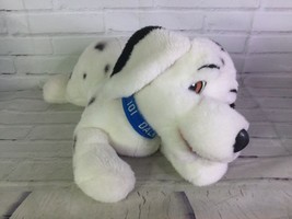Vintage Walt Disney 101 Dalmatians Plush Stuffed Animal Dog Puppy Blue Collar - £32.62 GBP