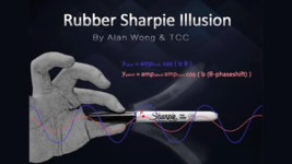 Rubber Sharpie Illusion by Alan Wong &amp; TCC - Trick - £20.97 GBP