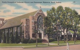 Bismarck North Dakota ND Trinity Evangelical Lutheran Church Postcard D20 - £2.38 GBP