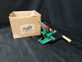 RIGBY Cloth Wool Cutting Stripping Machine &amp; Box, Hook Rugs Made Portlan... - $49.99