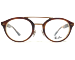 Ray-Ban Eyeglasses Frames RB5354 5677 Tortoise Gold Round Full Rim 48-21... - $111.98