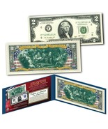 1918 Series Embarkation of the Pilgrims $10,000 FRN on a New U.S. $2 Bill - $14.92