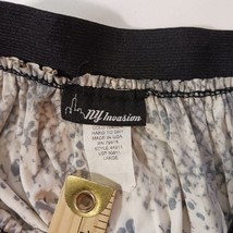 NY Invasion Women's Brown & Black Elastic Waist Pull-On Skirt Size L Made In USA image 3