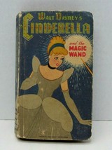 Vintage Walt Disney&#39;s Cinderella &amp; the Magic Wand New Better Little Book 711-10 - £11.17 GBP