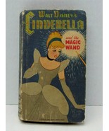 Vintage Walt Disney&#39;s Cinderella &amp; the Magic Wand New Better Little Book... - £10.99 GBP