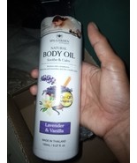 4 bottles  BODYXPERT Spa Garden Body Oil Lavender&amp; Vanilla At Home Spa T... - £71.72 GBP