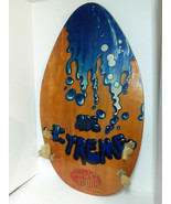 Vintage Surf Mania Ride Xtreme Promotional Wood Surfer Store Sign Decor ... - $168.25