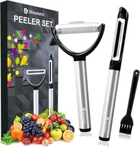 Shiadarix Vegetable Peeler, Potato Peelers for Kitchen, Veggie and Fruit Peeler - £15.81 GBP