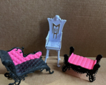 Monster High Dolls Freaky Fusion Catacombs Furniture Chaise Lounge Bench... - £25.53 GBP