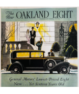1930 Oakland Eight Auto Advertisement Automobilia General Motors Antique... - $29.99