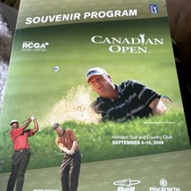 2006 Canadiense Open Golf Programa Jim Furyk Won Hamilton País Del Club - £12.46 GBP