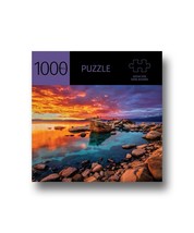 Sunset Jigsaw Puzzle 1000 Piece Lake 27" x 20" Durable Fit Pieces Leisure  image 1