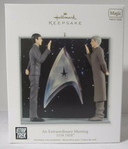Hallmark Keepsake 2009 STAR TREK An Extraordinary Meeting Spock Magic Ornament - £36.61 GBP