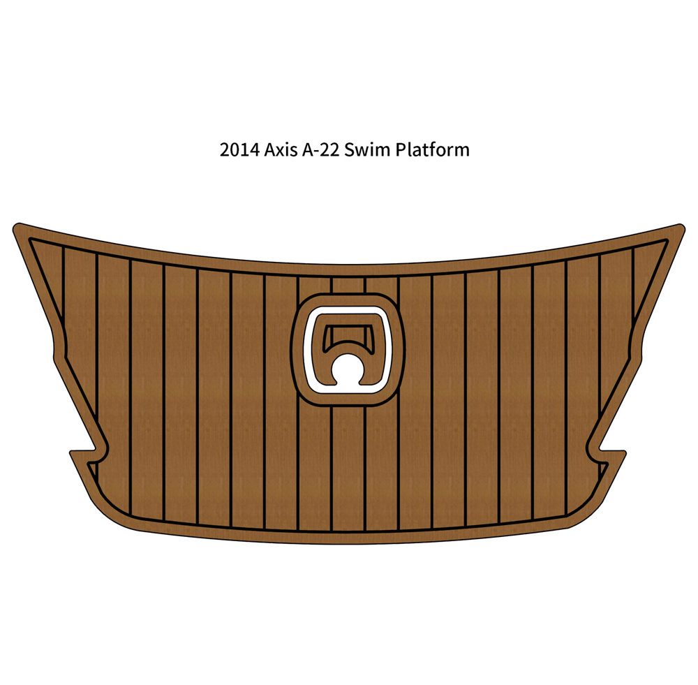 2014 Axis A-22 Swim Platform Step Pad Boat EVA Foam Faux Teak Deck Floor... - $281.00