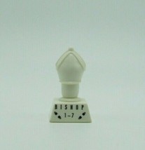 1995 The Right Moves Replacement White Bishop Chess Game Piece Part 4550 - £1.99 GBP