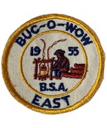 Boy Scouts of America Buc-O-Wow East 1955 BSA Embroidered Patch Vintage - $171.06 MXN