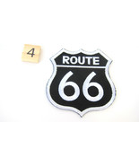 New Route Rt 66 Biker Sew On Patch 70mm Motorcycle Chopper Crafts Clothes - $2.29 CAD