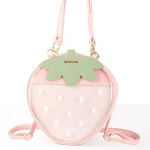 Strawberry Lolita PU Leather Shoulder Bag | Women Handbag Kid Backpack -... - $54.00