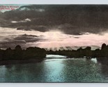 Rogue River Night View Grants Pass Oregon OR UNP DB Postcard P12 - £9.26 GBP