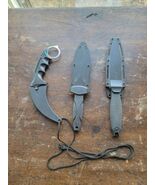 THREE Military Style Fighting Knives Kershaw Smith &amp; Wesson &amp; Unbranded - €46,48 EUR