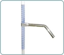 Floor To Ceiling Pole Safety Stand Up Assist For Elderly Bathroom Grab Bar - £35.93 GBP