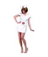 Woman&#39;s Adult Nurse Wrap Dress Costume Halloween Party One Size Fits Mos... - $21.95