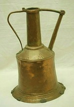 Primitive Bedouin Copper Tea Kettle Rustic Hand Hammered Cookware Decor - $123.74