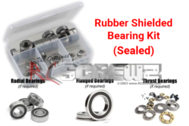 RCScrewZ Rubber Shielded Bearing Kit xra101r for XRAY T4 2020 Graphite #300026 - £39.52 GBP