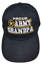 Proud Army Grandpa Baseball Cap Black U.S. Army Star Hat Grandfather and Bumper  - $13.99