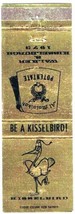 Matchbook Cover Walter S Kisselburgh 1973 Al Malaikah Potentate Kisselbird - £3.16 GBP