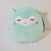 Squishmallow Miley Llama Alpaca Lamb Easter 5&quot; NWT Kellytoy Plush Mint Green - £9.58 GBP