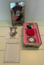 Pink Bunco Game In Tin Box - $14.49