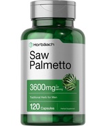 Saw Palmetto Extract 3600mg 120 Capsules Prostate Supplement by Horbaach - £22.00 GBP