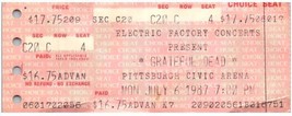 Grateful Dead Concert Ticket Stub July 6 1987 Pittsburgh Pennsylvania - $49.49