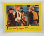 Terror in a Texas Town Cowboy Western Thriller Sterling Hayden 4 Lobby C... - $16.00